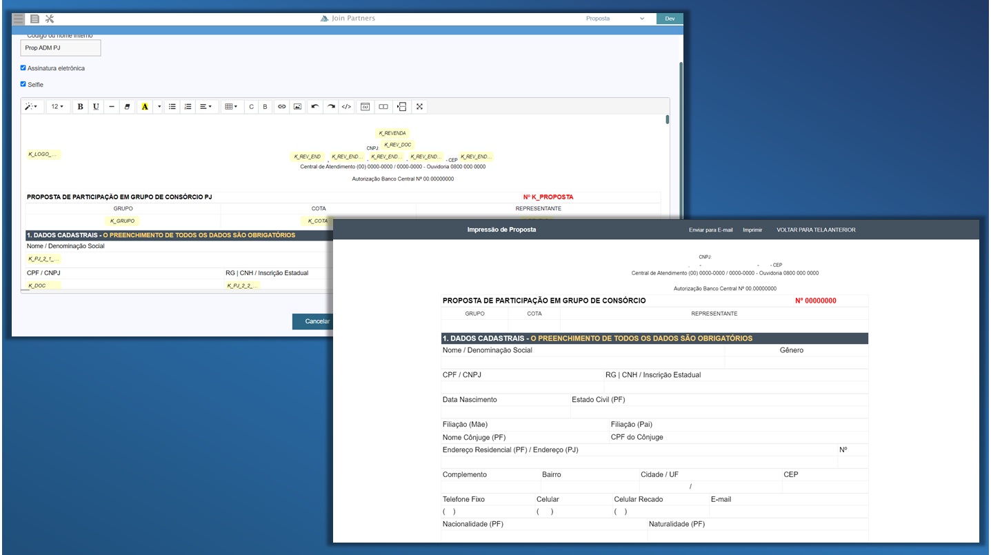 Proposta personalizada