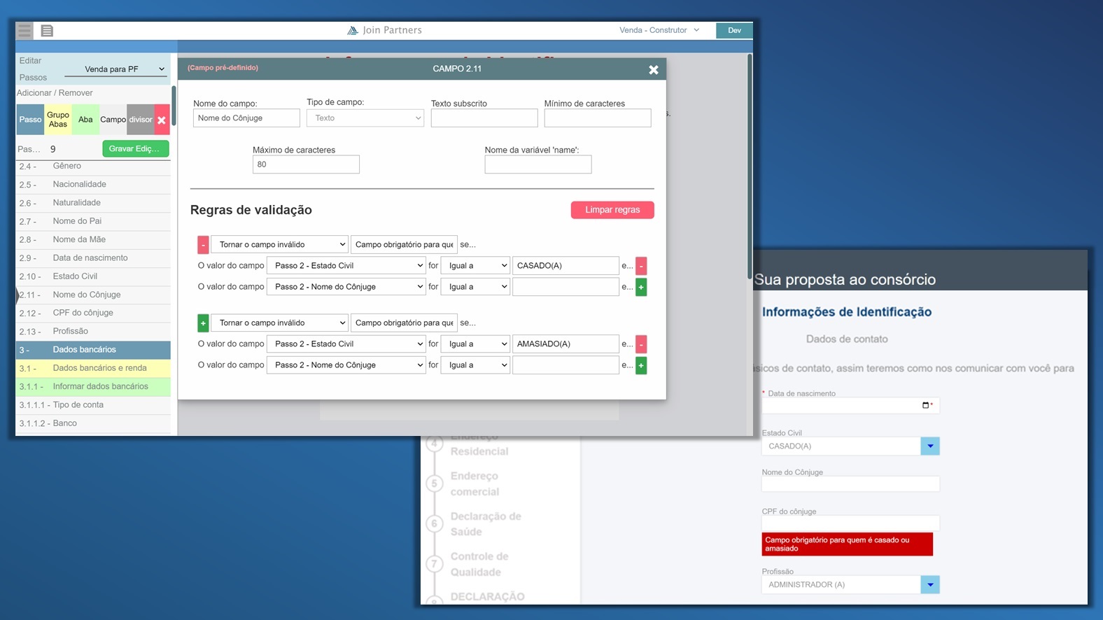 Sua visão de negócios ao seu Controle
